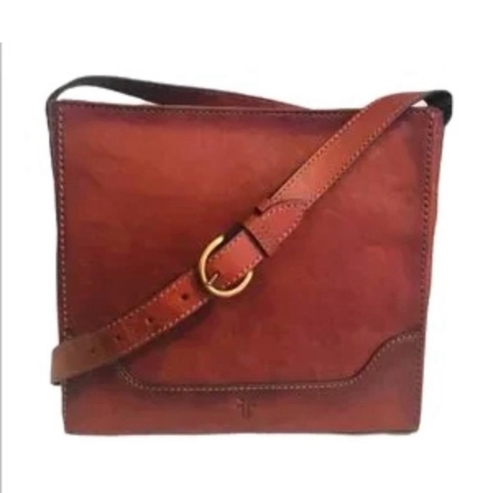 Frye Messenger Crossbody Brown Leather Bag
